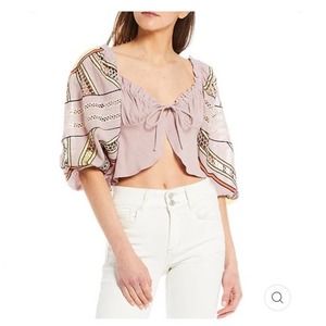 NWT Free People Daytime Fireworks Top Size S